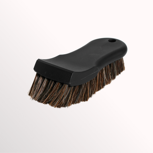 Leather Brush Horse Hair