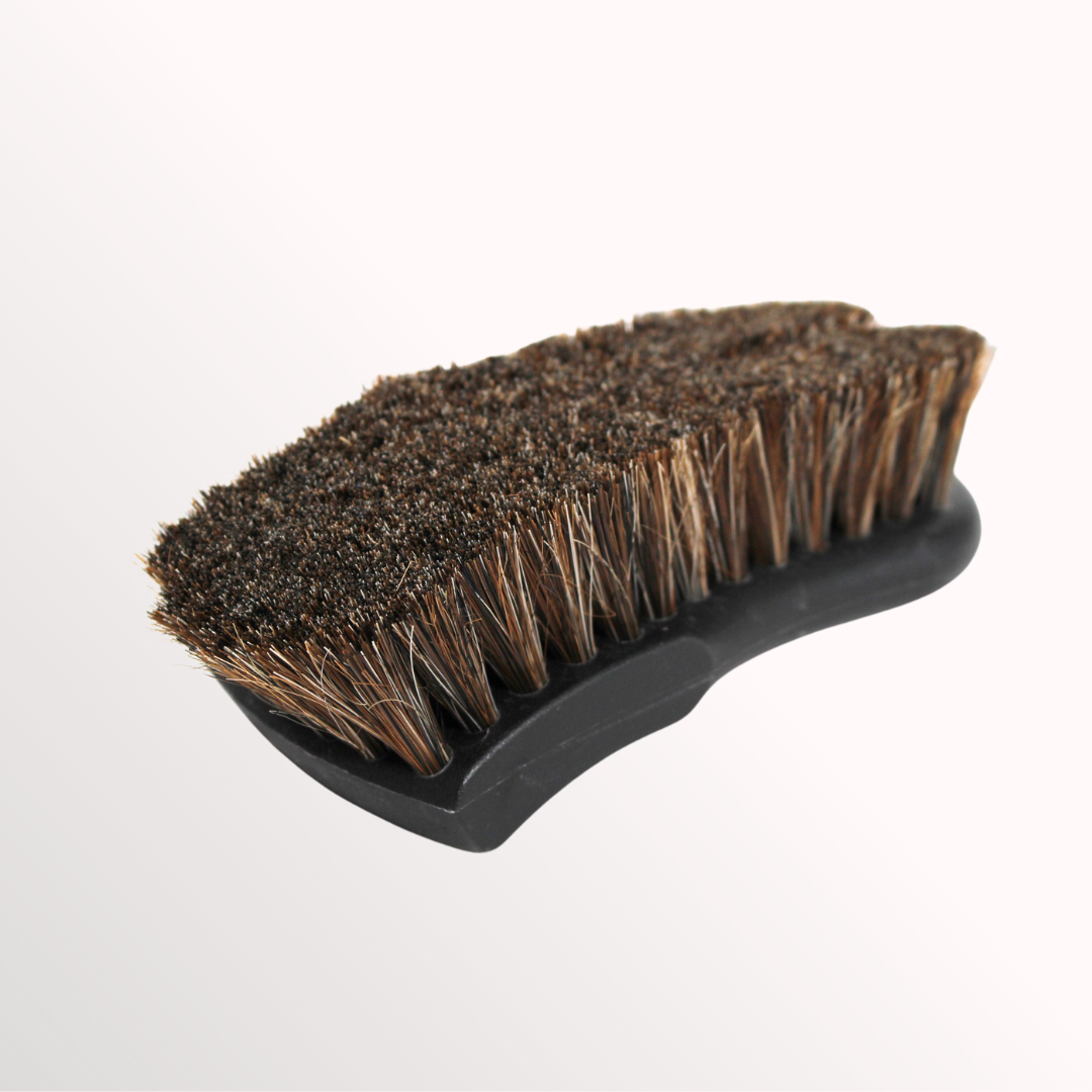 Leather Brush Horse Hair